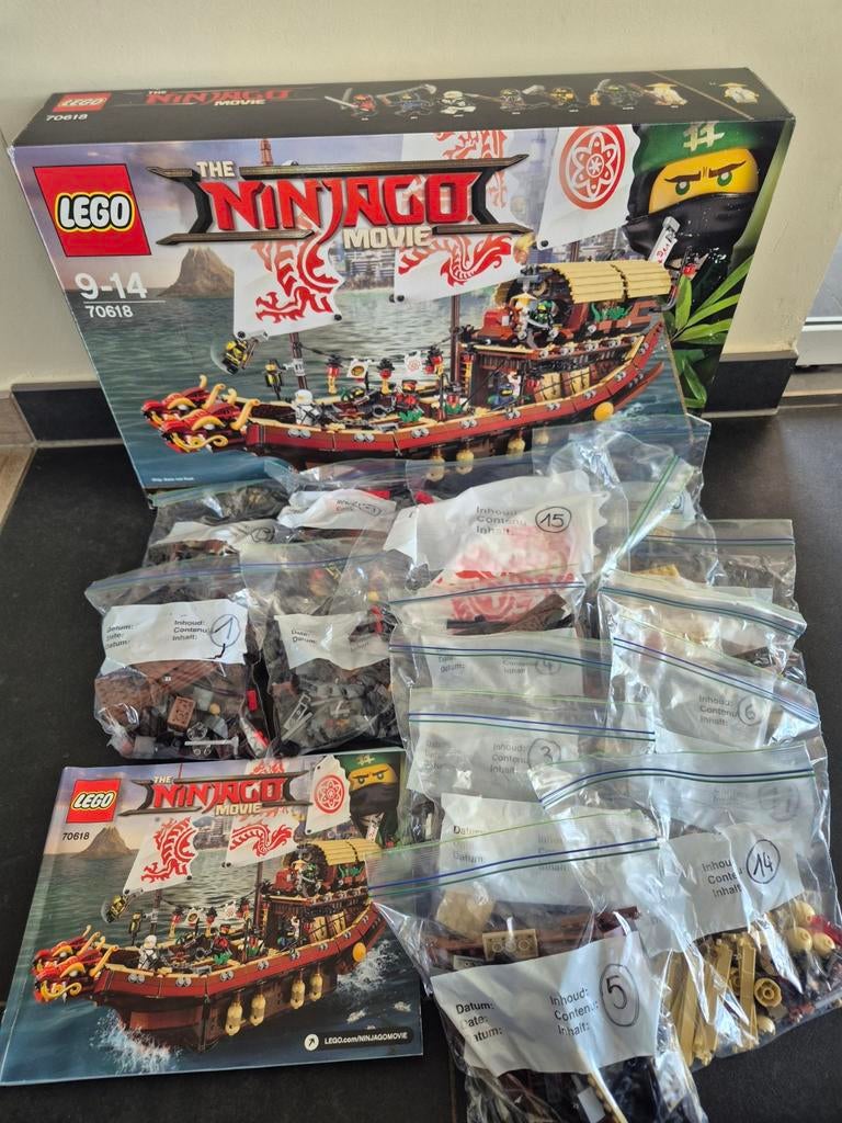 Ninjago Lego, Enlèvement ou Envoi, Comme neuf, Ensemble complet, Lego