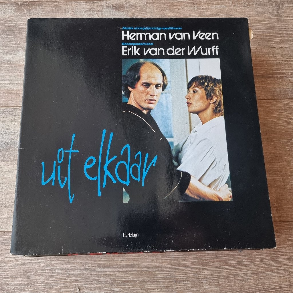 LP Herman van Veen, Erik van der Wurff – Uit Elkaar, LP, Gebruikt, Soundtrack, Ophalen of Verzenden