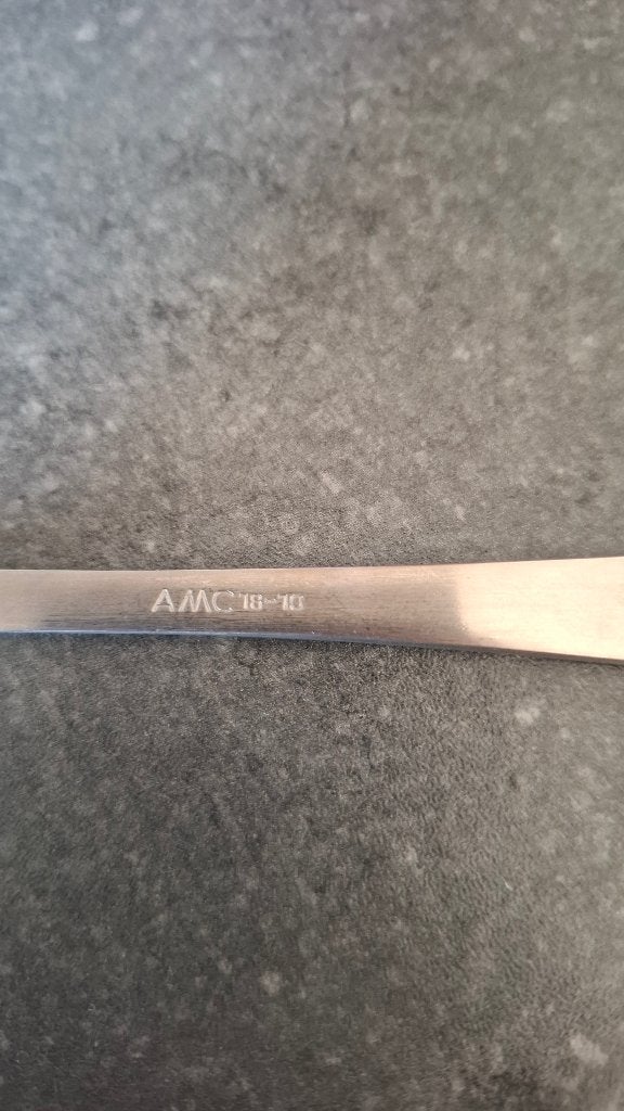AMC BESTEK 46 DELIG 18/10, Ophalen, Zo goed als nieuw, Inox of Chroom, Bestekset