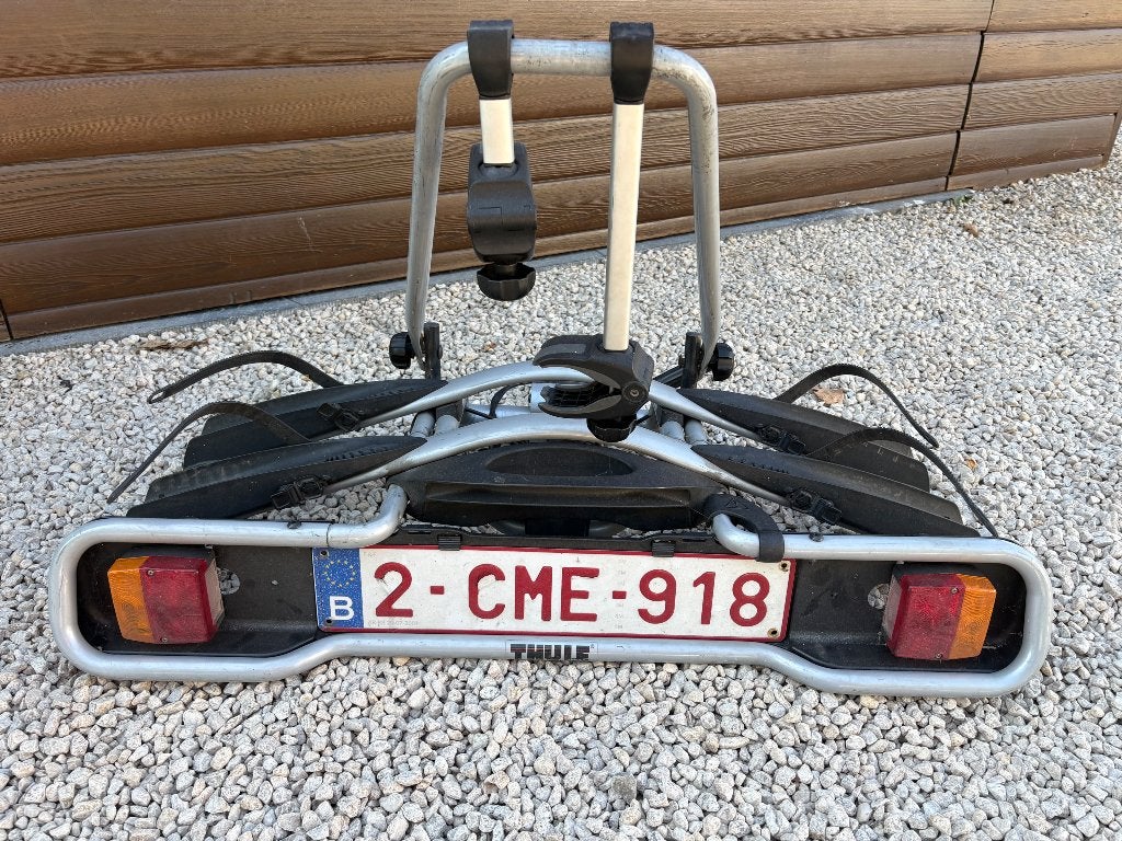 Porte vélo Thule (2 vélos), Vélos & Vélomoteurs, Enlèvement, Utilisé
