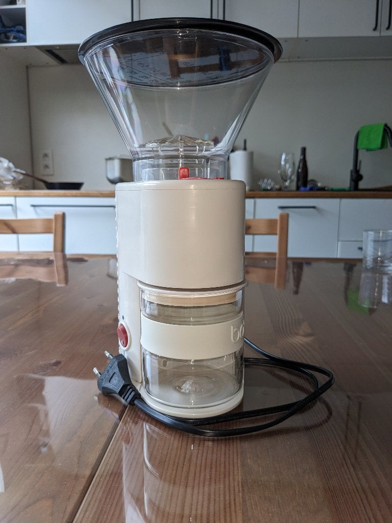 Bodum Bistro koffiemolen, Huis en Inrichting, Kunststof, Bodum, Ophalen, Beige
