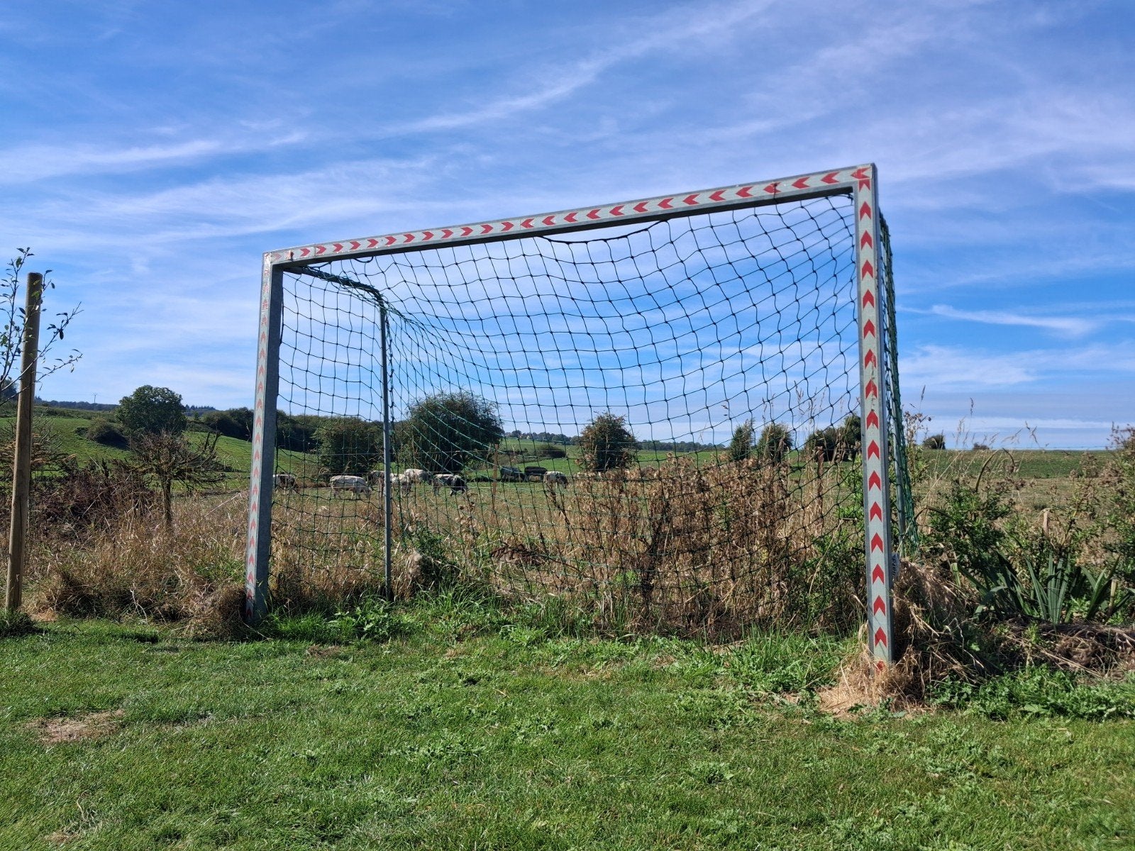 But de football en acier galvanisé résistant (3m20 x 2m), Sports & Fitness, Enlèvement, Utilisé, Autres types