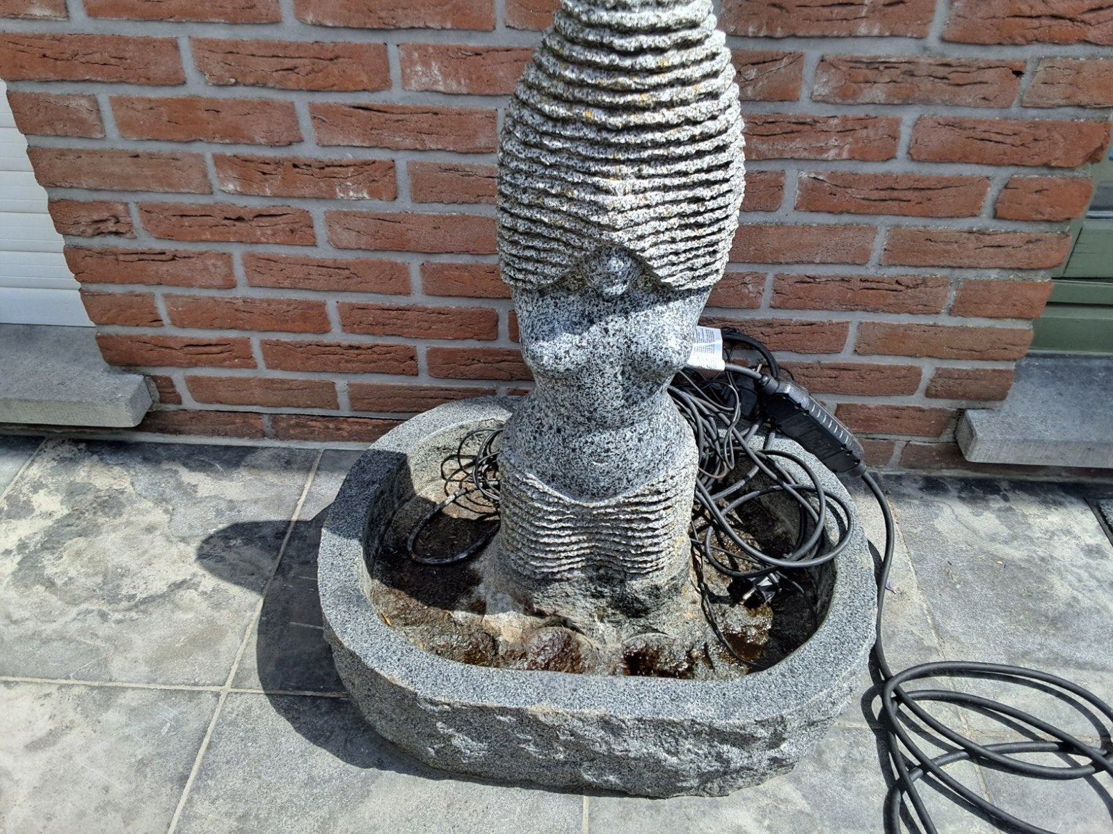natuurstenen fontein, Tuin en Terras, Ophalen, Fontein