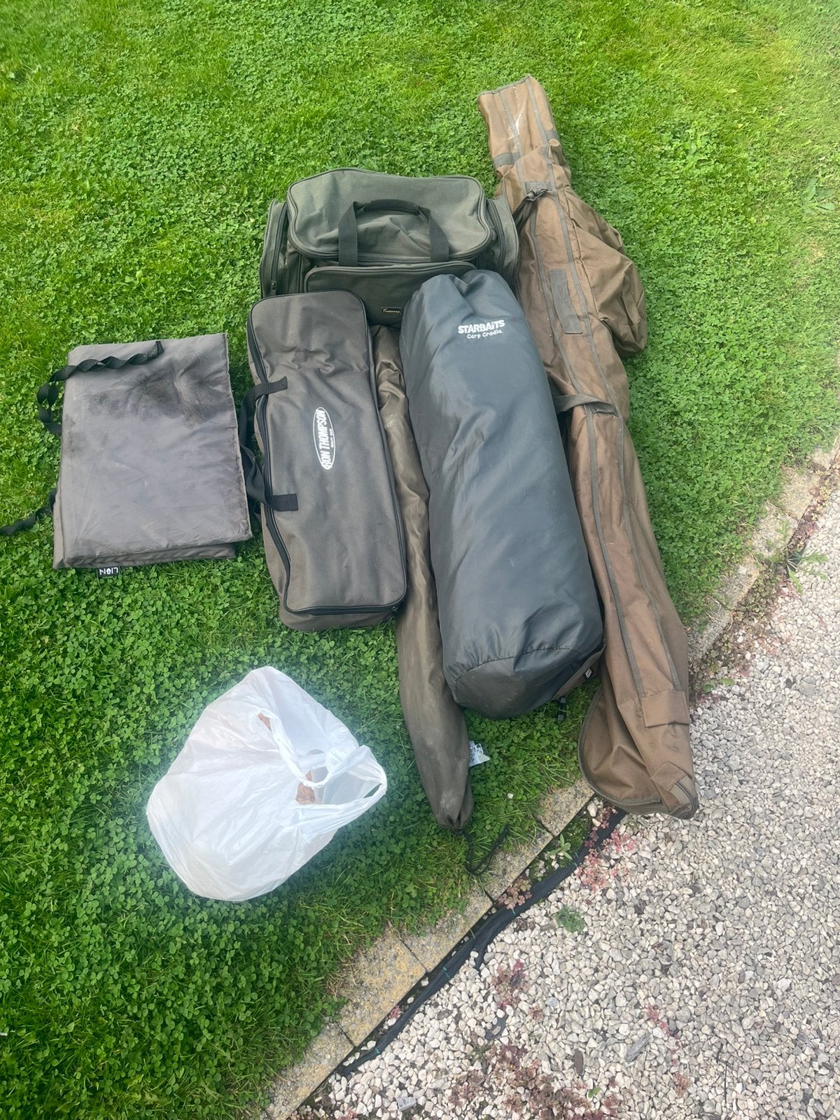 Karper vis (set) materiaal, Watersport en Boten, Ophalen, Zo goed als nieuw, Complete set