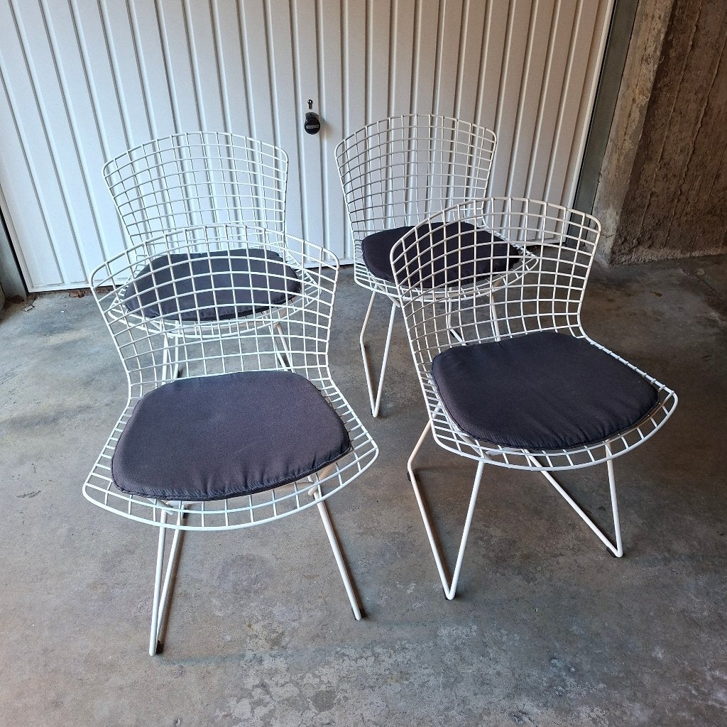4 Harry Bertoia stoelen Knoll editie, Ophalen