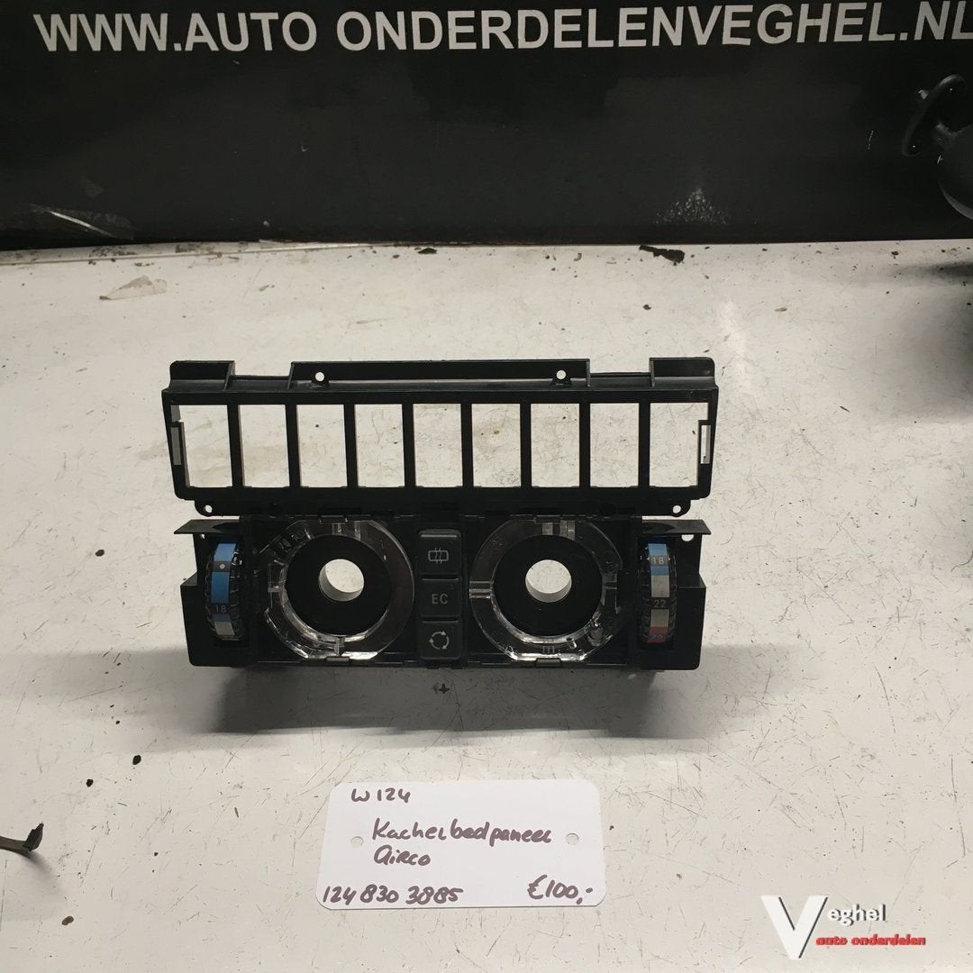 Mercedes W124 Kachelbedieningspaneel (airco)   124 830 3885, Gebruikt, -, -, Ophalen of Verzenden