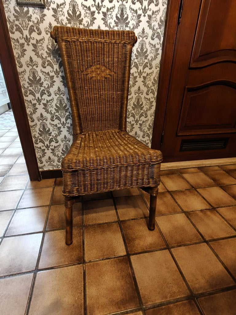 Rieten stoelen nieuw, Ophalen, Bruin, Nieuw, Hout