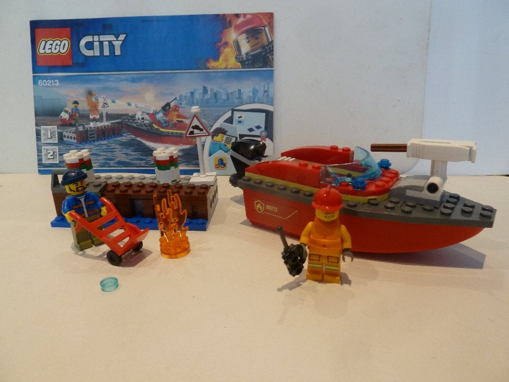 Lego City Fire 60213 Dock Side Fire, City, Lego, Ophalen of Verzenden, Zo goed als nieuw