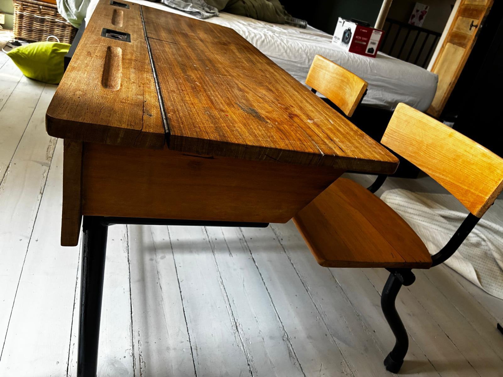 Banc enfant, Vintage, Enlèvement, Bureau enfant, Bois