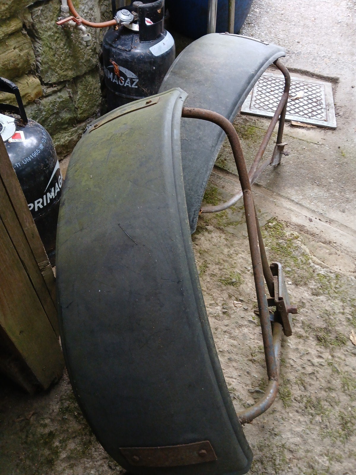 garde boue avant tracteur, Enlèvement