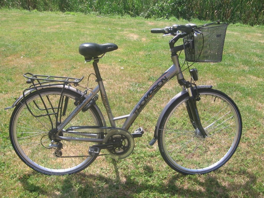 28 inch Thompson damesfiets 21 versnellingen en kader 50, Autres marques, Vitesses, Frein sur jante, 53 à 56 cm