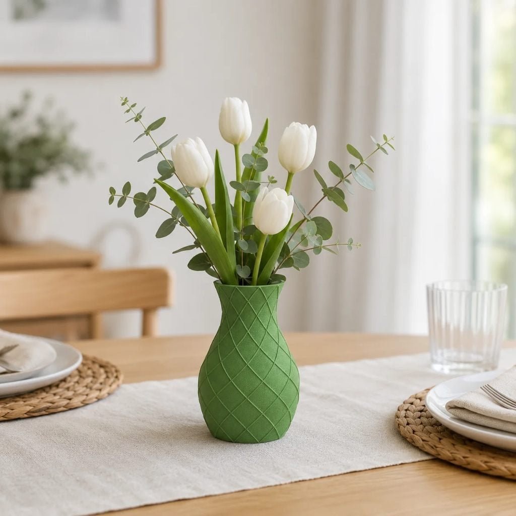 3D geprinte vaas, Maison & Meubles, Accessoires pour la Maison | Vases, Neuf, Enlèvement ou Envoi, Synthétique, 20 cm