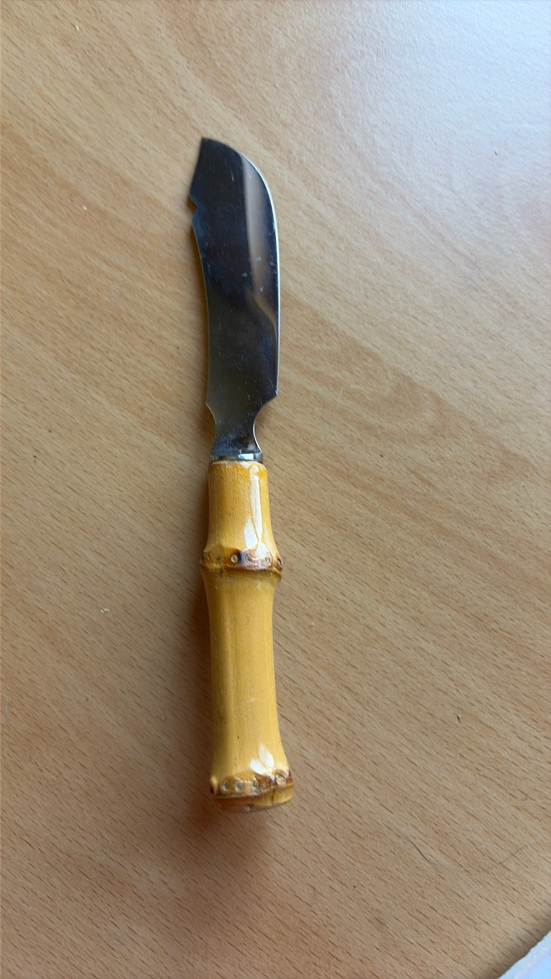 Vintage Bamboe Botermes Solingen, Ophalen