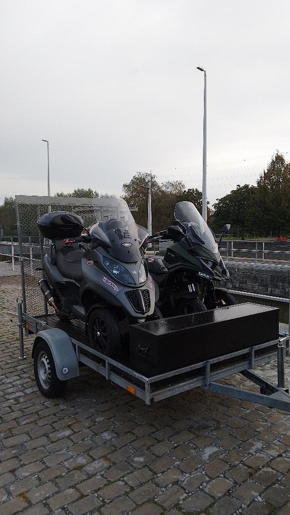 Motor aanhangwagen 750kg, Ophalen, Zo goed als nieuw