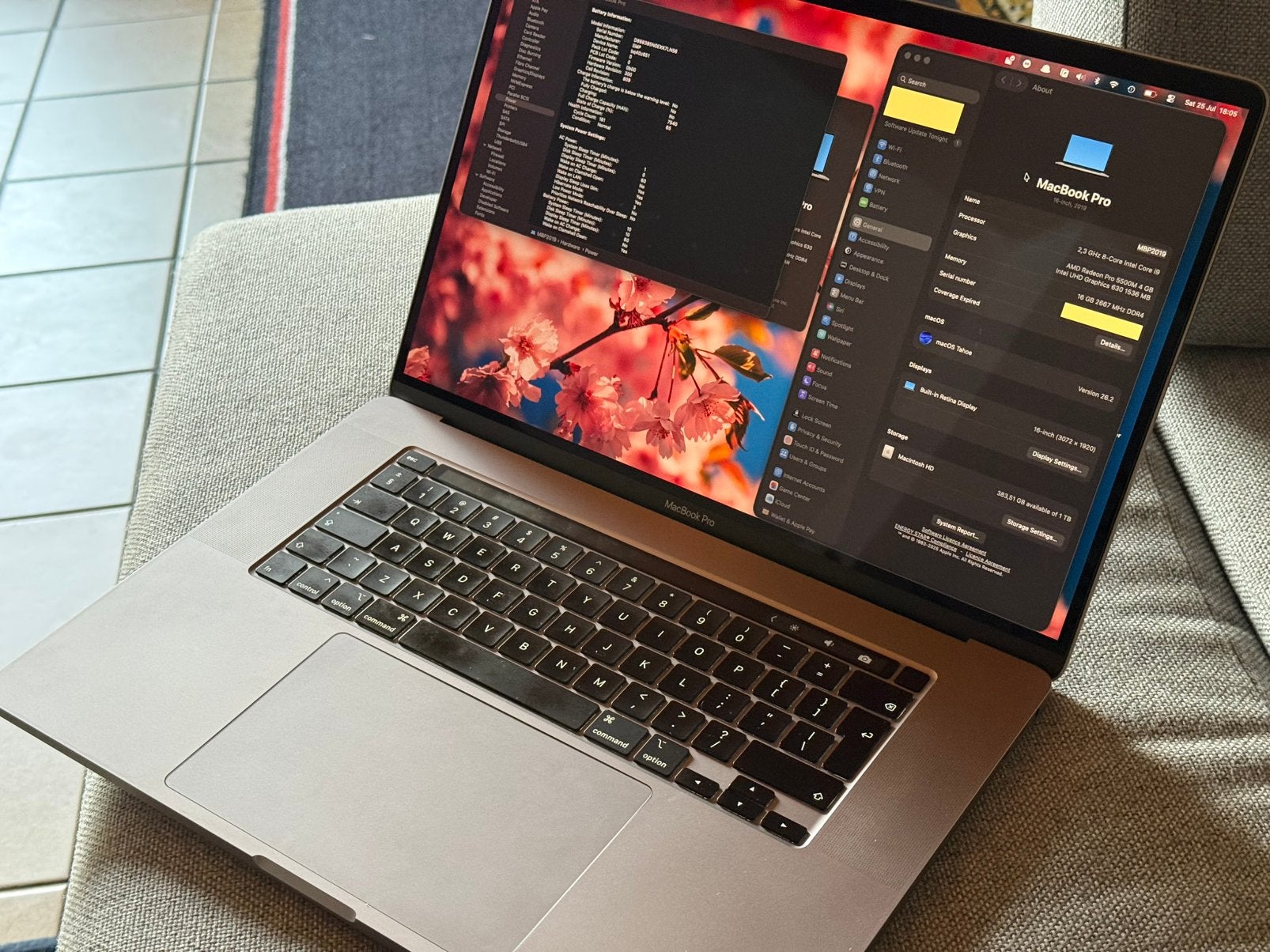 MacBook Pro 16 inch (2019) i9 - 16GB RAM - 1TB SSD, 1 TB of meer, Gebruikt, 2 tot 3 Ghz, Qwerty