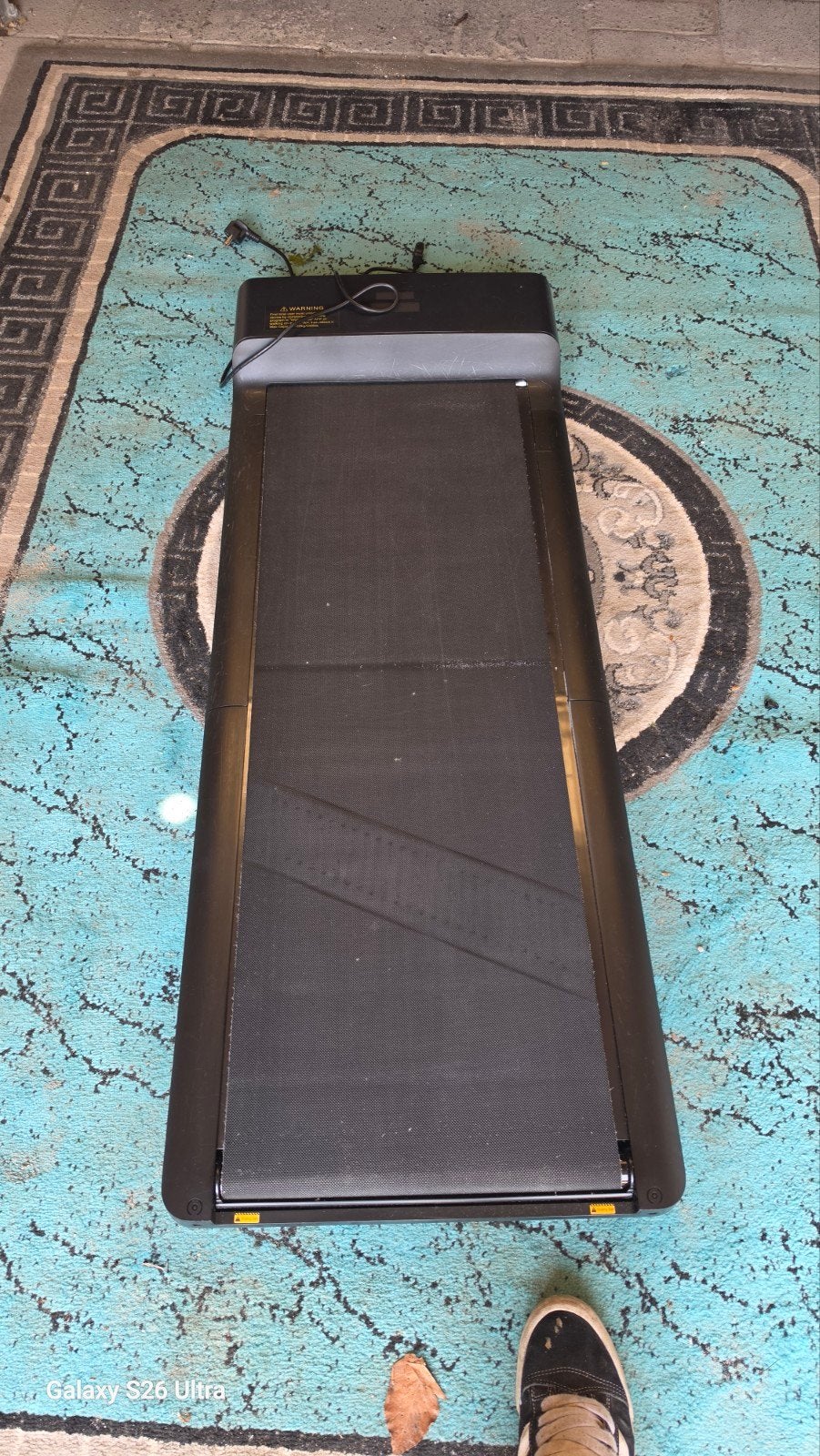Tapis de marche, ceinture de course avec télécommande, Jambes, Tapis roulant, Comme neuf, Synthétique