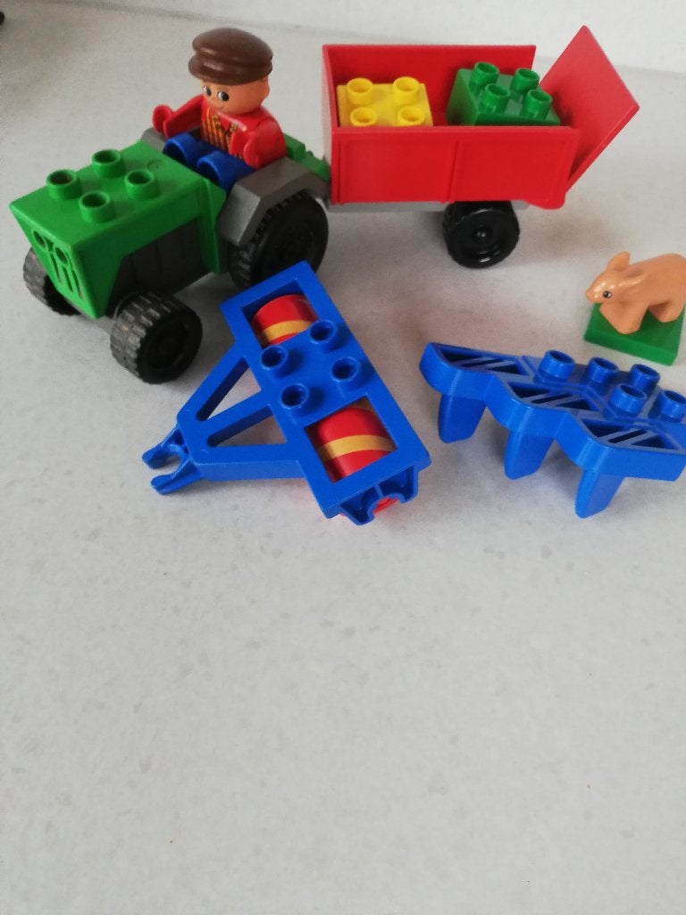 duplo 2696 tractor, Ophalen of Verzenden, Compleet, Complete set, Duplo