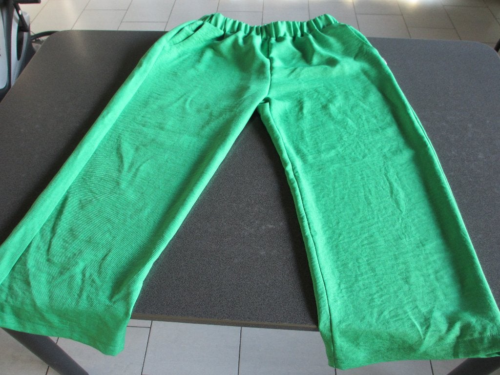 zomerse groene damesbroek, Kleding | Dames, Ophalen, Maat 46/48 (XL) of groter, Zo goed als nieuw, Mer du sud