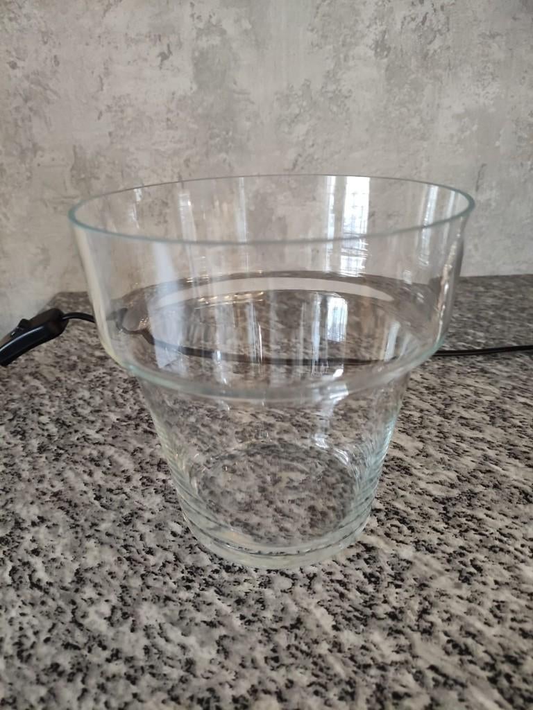 Glazen vaas, Ophalen