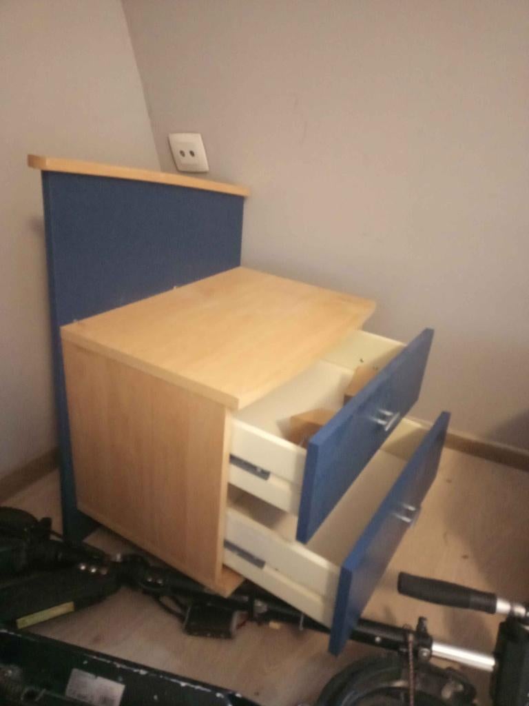 Meuble 2 tiroirs, 25 à 50 cm, Moins de 100 cm, Enlèvement, Utilisé