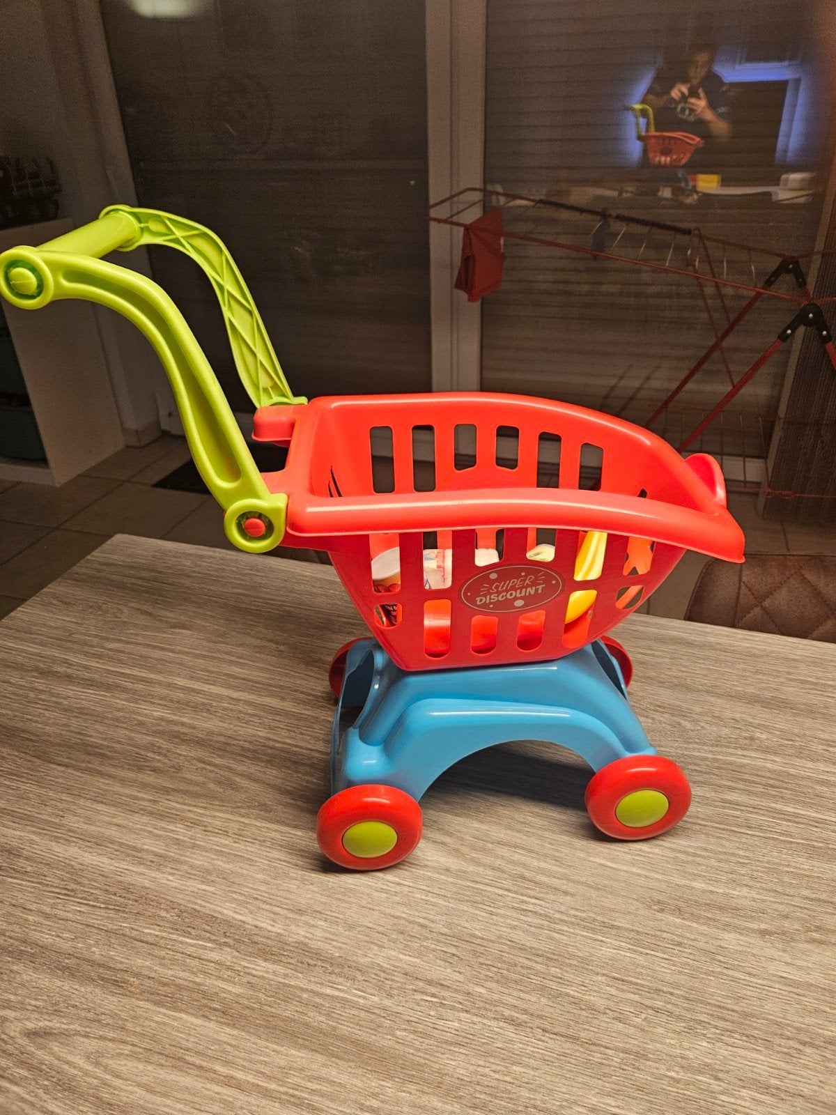 Speelgoed winkel karretje met accesoires, Kinderen en Baby's, Speelgoed | Overig, Ophalen, Gebruikt, Jongen of Meisje
