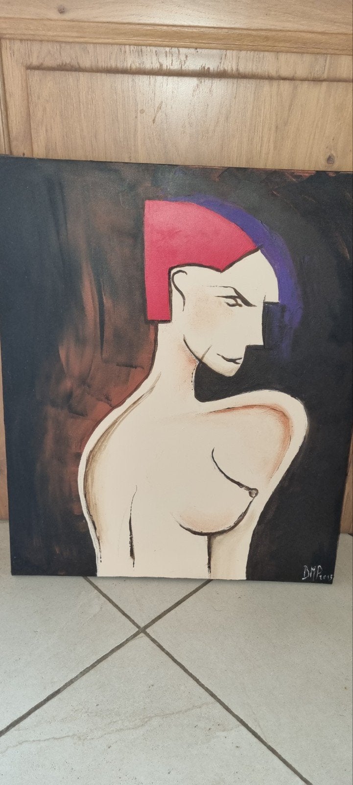 Schilderij uit 2013 van BMP, Antiek en Kunst, Ophalen