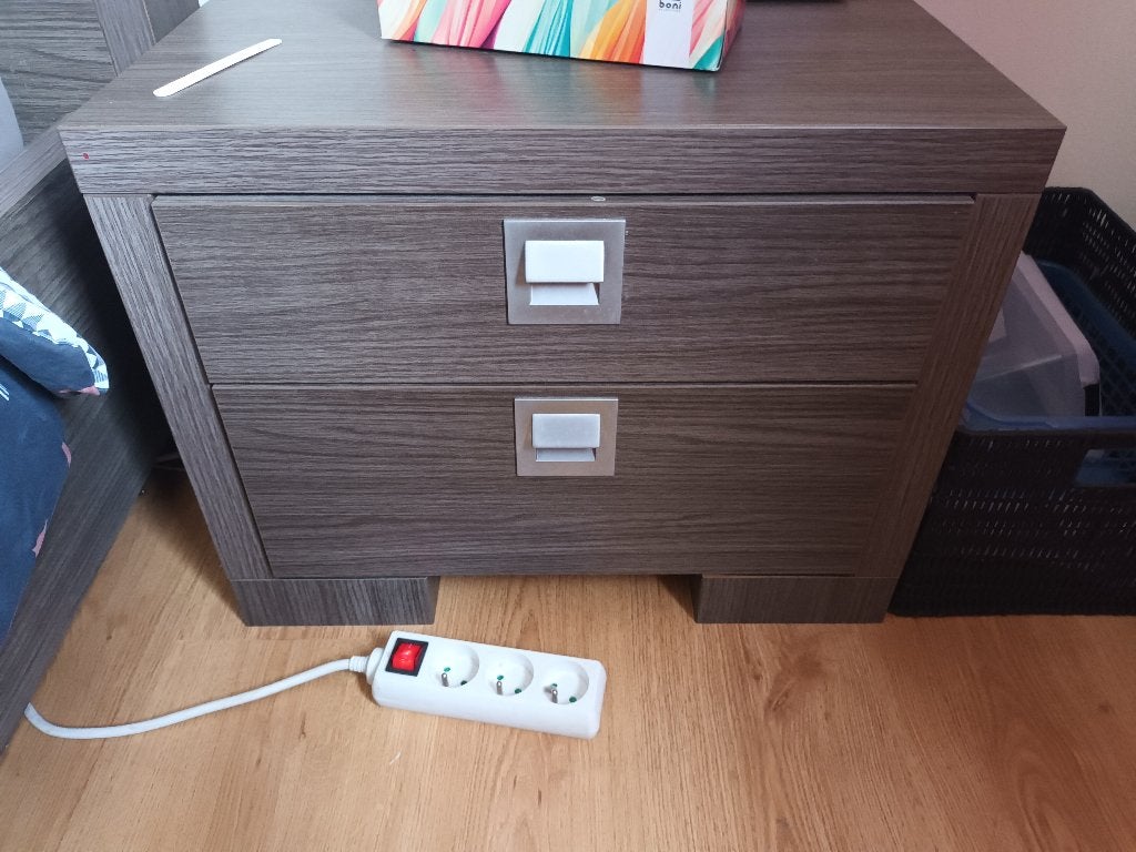 Ensemble Lit, tables de chevet, Ophalen, Zo goed als nieuw, Twijfelaar, Moderne