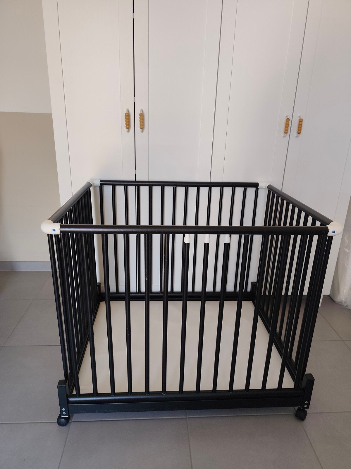 Box zwart, zonder matras, Enlèvement, Réglable en hauteur
