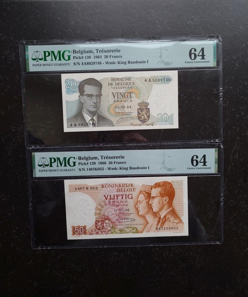 2 x topkwaliteit 20Fr en 50Fr Boudewijn FDC!!, Ophalen of Verzenden, Setje