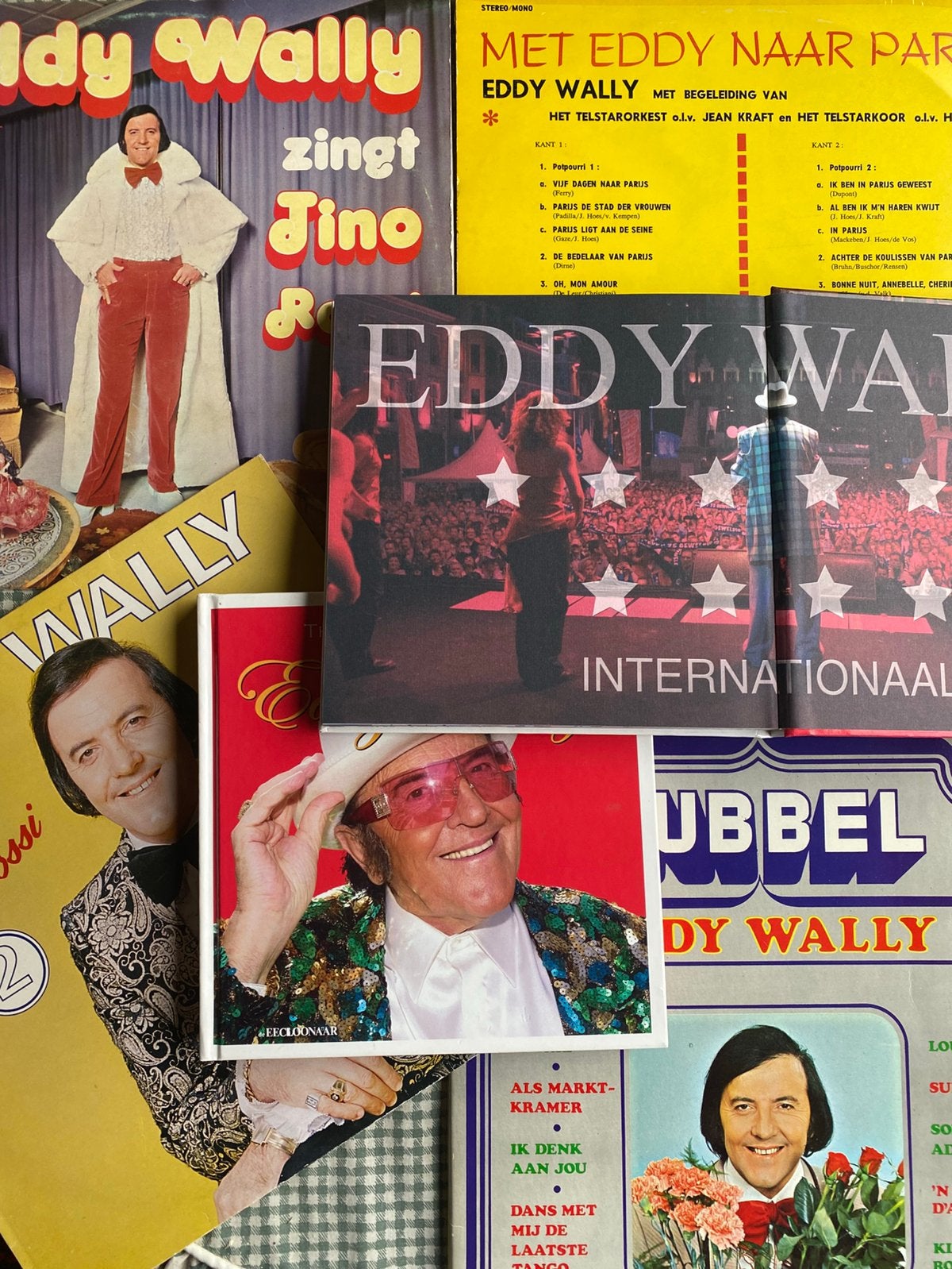 LP’s en Boek Eddy Wally, Enlèvement ou Envoi