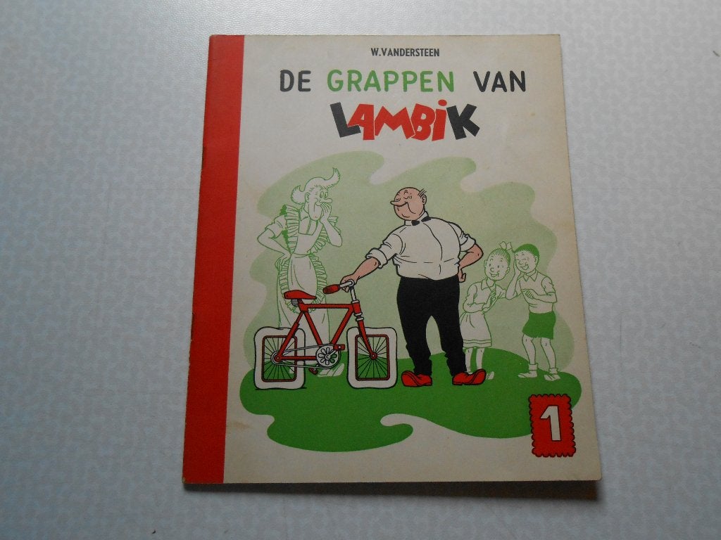 De grappen van Lambik 1 1955 1ste druk., Boeken, Willy Vandersteen, Eén stripboek, Ophalen of Verzenden, Zo goed als nieuw