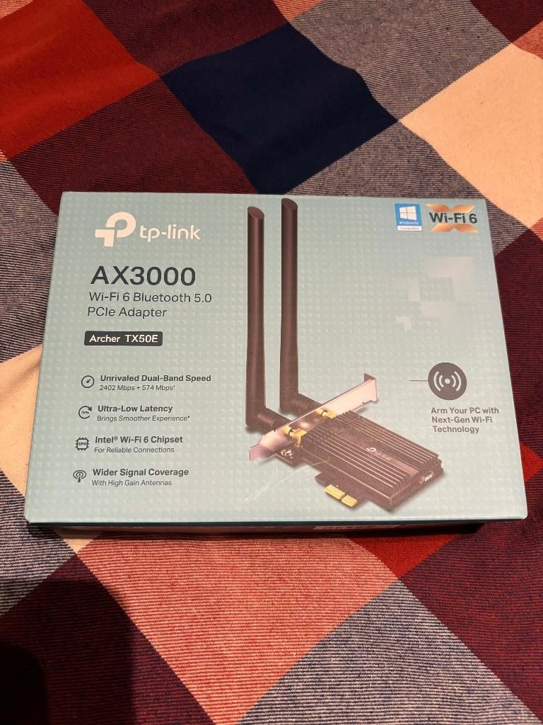 TP Link ax3000 pcie adapter, Computers en Software, Netwerk switches, Ophalen of Verzenden, Gebruikt