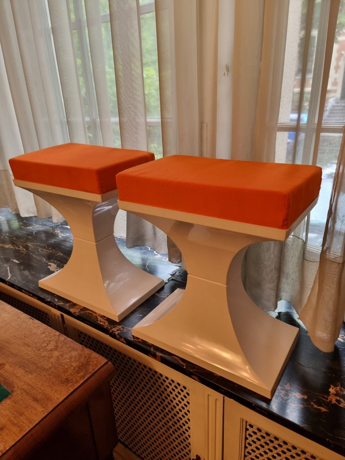 Tabouret Space AGE années 70 Flair strict.neuf!! 350 € les 2, Antiquités & Art, Art | Objets design, Enlèvement