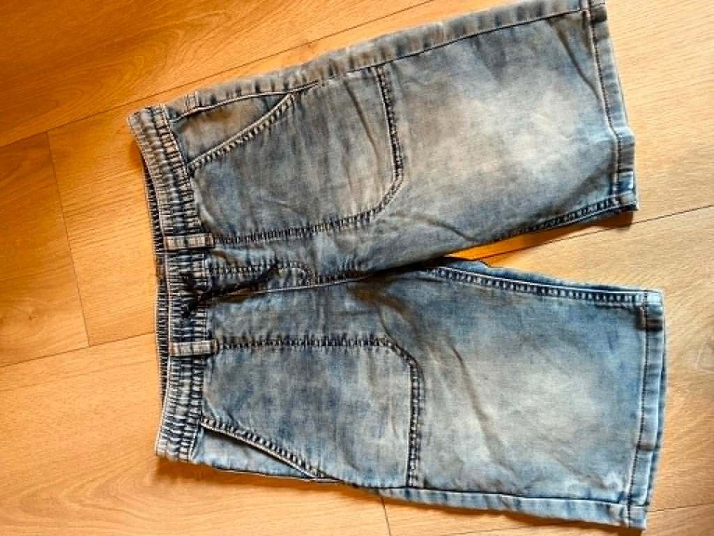 jeans short 164 met rekker, Ophalen of Verzenden, Gebruikt, Jongen