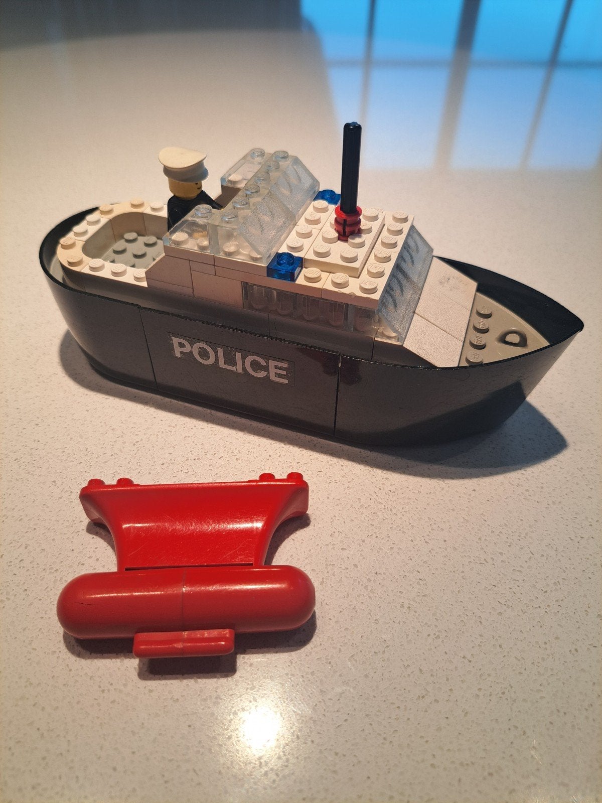 set lego 709 bateau de police, Enlèvement, Complet, Lego