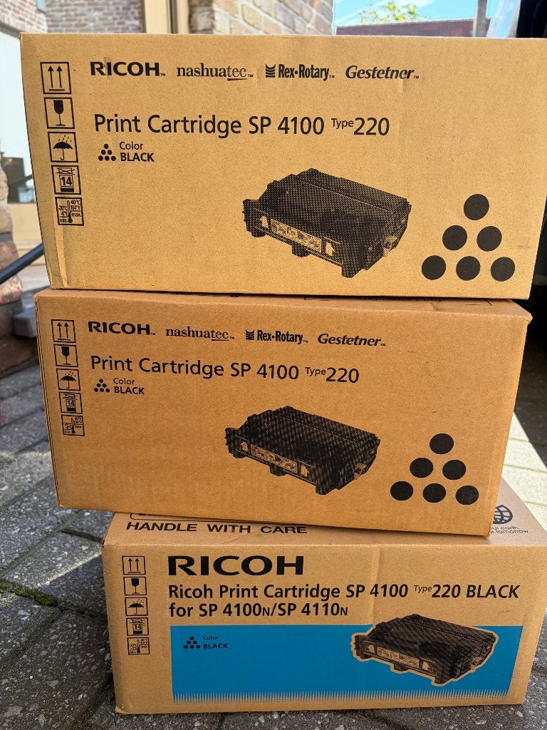 Inkt cartridge, Computers en Software, Printerbenodigdheden, Ophalen of Verzenden, Nieuw, Cartridge, RICOH