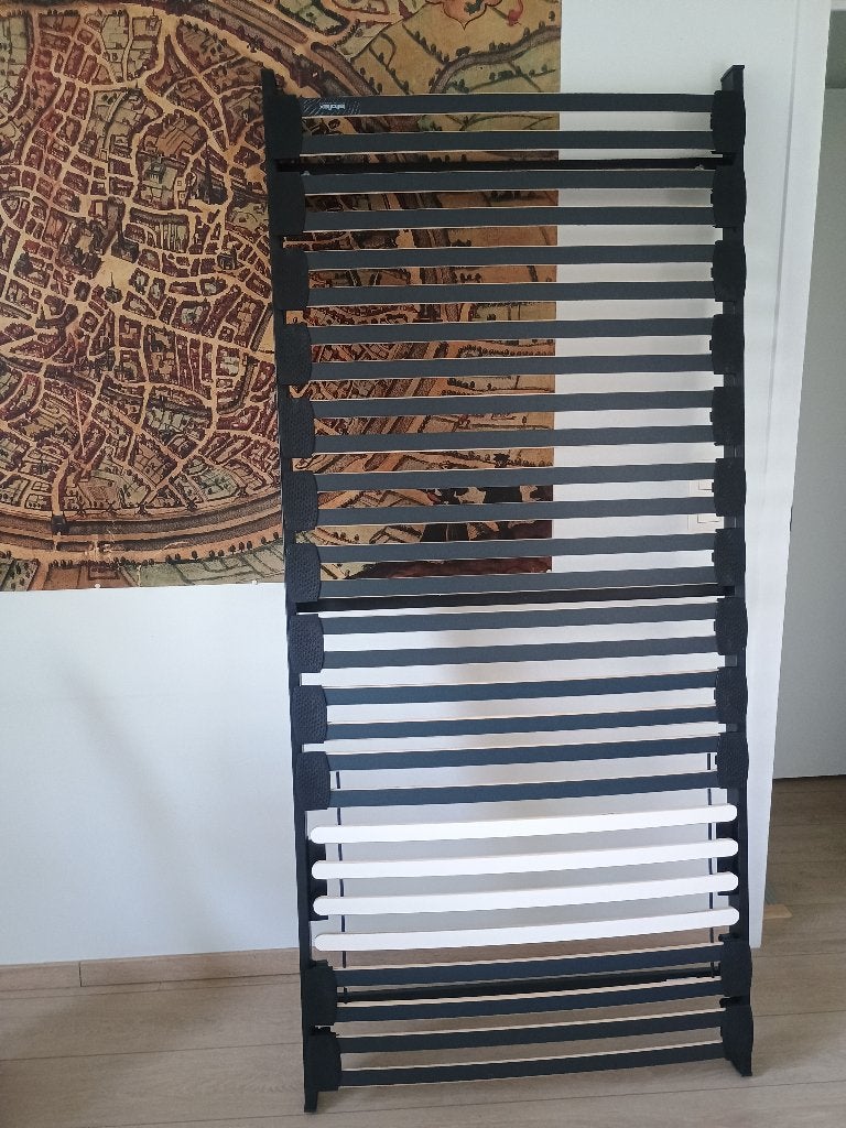 lattenbodem, Huis en Inrichting, Slaapkamer | Matrassen en Bedbodems, Ophalen, Gebruikt, 90 cm, Eenpersoons