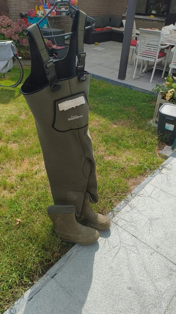 snowbee waadpak voor visser maat 45/46, Enlèvement, Utilisé, Vêtements