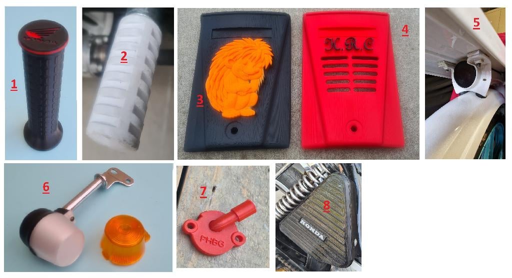 Honda Camino Pieces imprimée en 3D, Ophalen of Verzenden, Nieuw