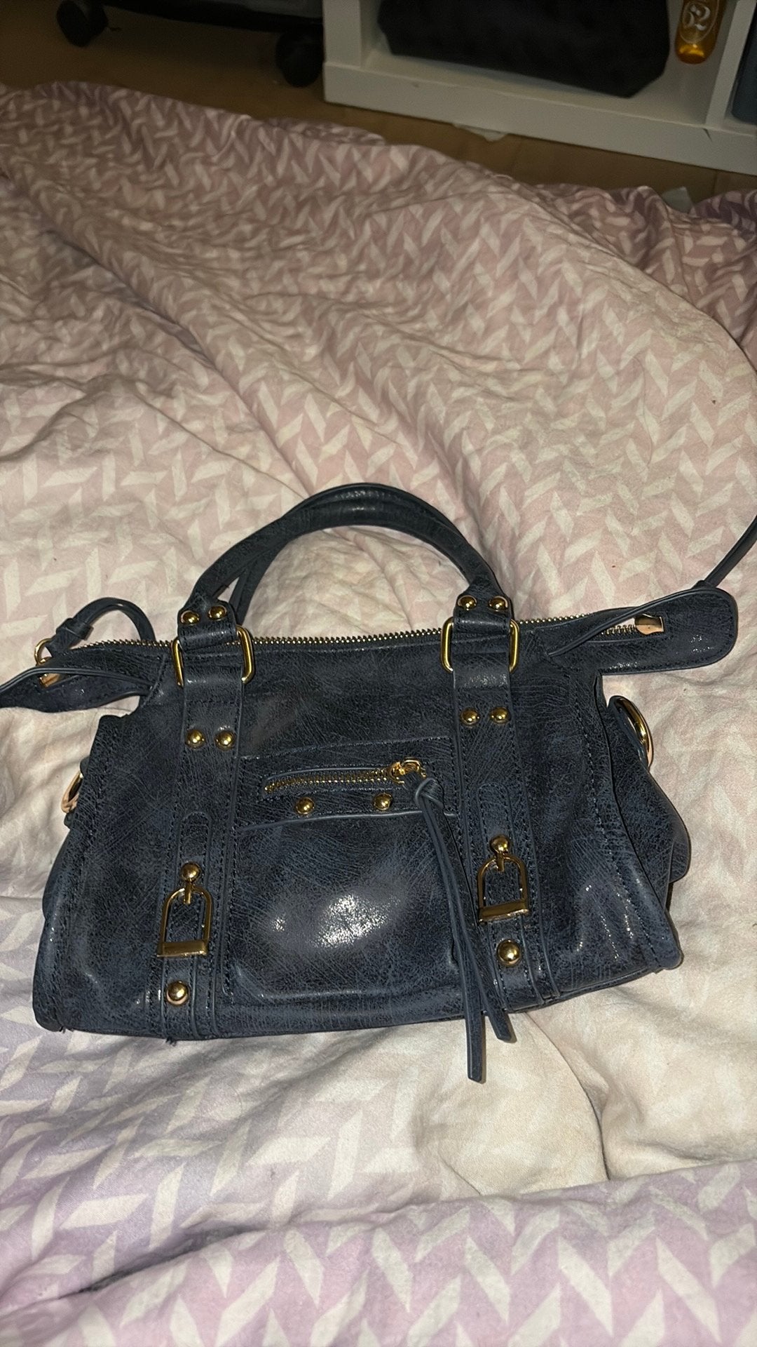 Tasje y2k, Handtassen en Accessoires, Tassen | Damestassen, Ophalen, Zo goed als nieuw, Blauw, Handtas