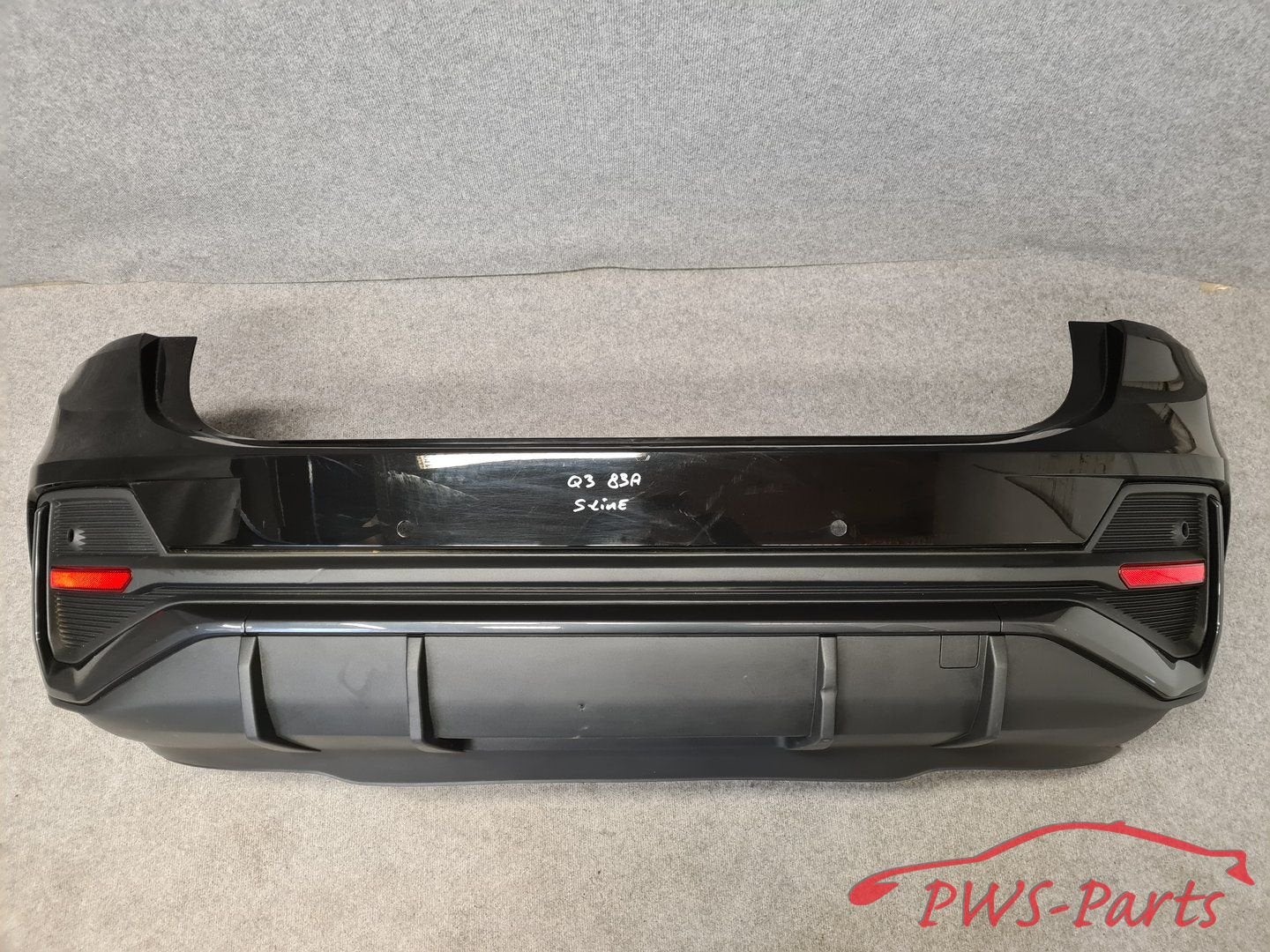 AUDI Q3 83A S-LINE ACHTERBUMPER ORIGINEEL, Arrière, -, Audi, Utilisé