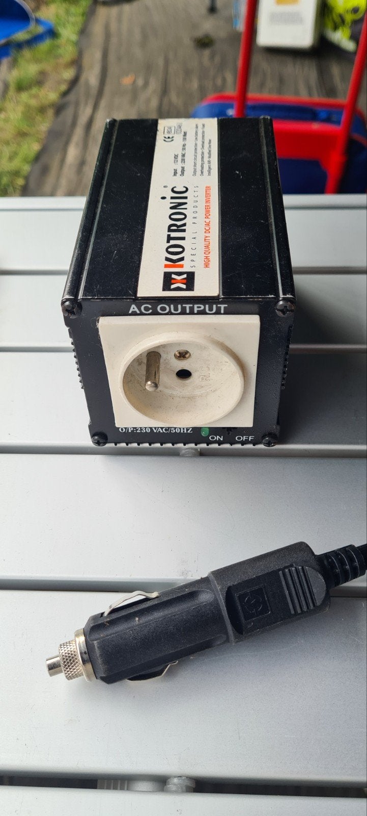 Omvormer 12V naar 220V/ 230V, Ophalen
