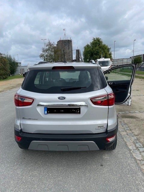 Ford EcoSport 1.0 EcoBoost Titanium, Autos, Cuir, Argent ou Gris, Achat, 1363 kg