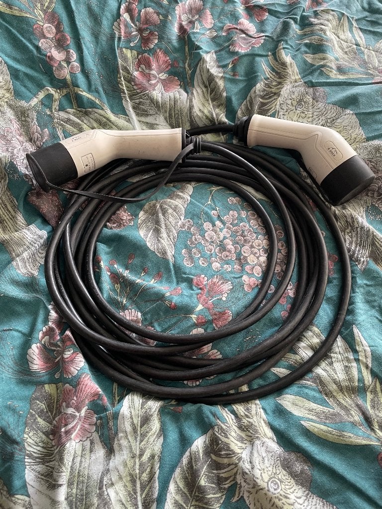 E Rock oplaadkabel type 2 - 7,5 m - 1 fase - hybride en EV, Auto-onderdelen, Ophalen of Verzenden, Gebruikt