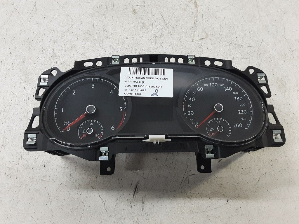 COMPTEUR DE VITESSE Tiguan (5N1 / 2) (5G1920741A), Volkswagen, Mevr. I. Hauben, Utilisé, Rue de l'Espoir 34 34
4030  GRIVEGNÉE, BE
