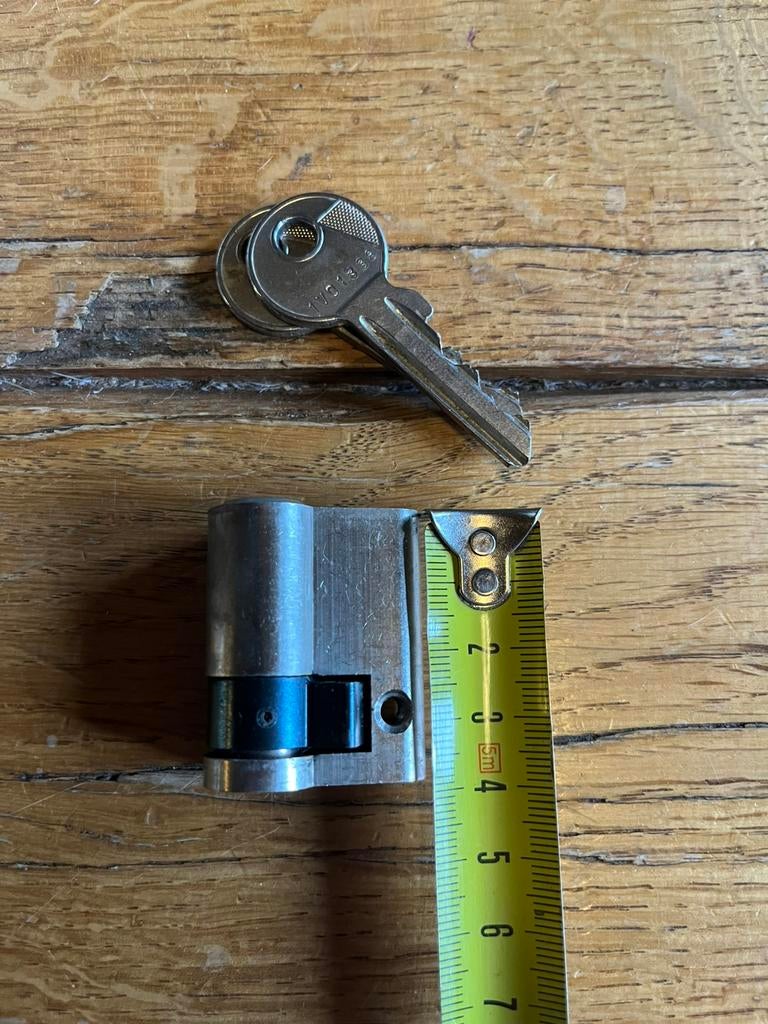 Litto cilinderslot 45/45 (90 mm) met 1 sleutel, Ophalen, Zo goed als nieuw