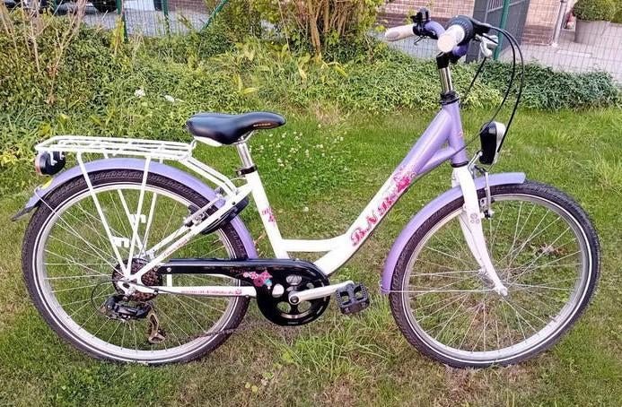 Meisjesfiets BNB Flowerkid 24inch 7speed NIEUWPRIJS 399€ 🚴, Fietsen en Brommers, Ophalen, 24 inch, Velgrem, Versnellingen