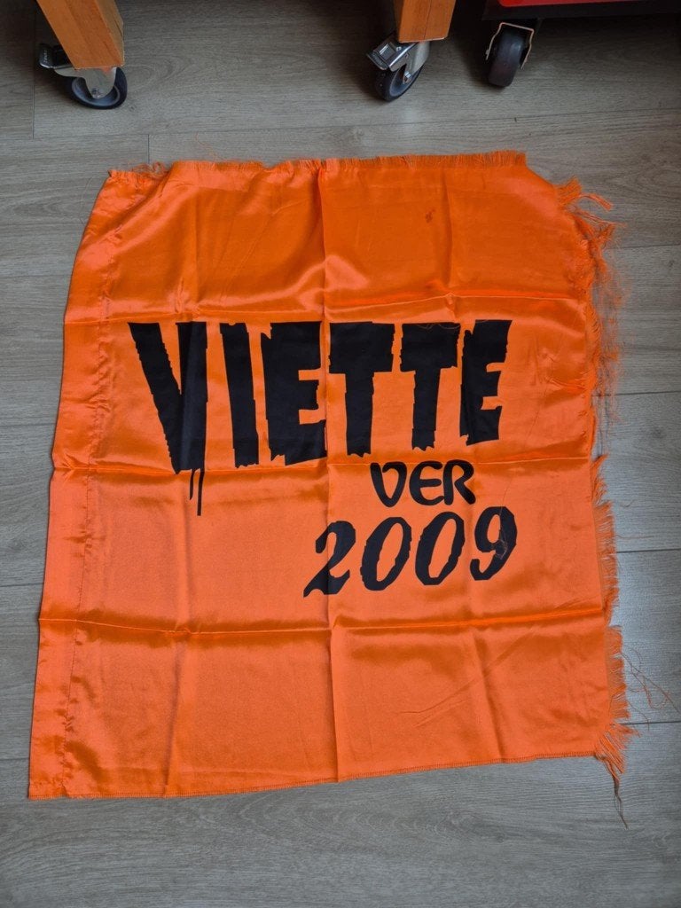 Carnaval Aalst vlag kandidaat prins Viette 2009, Divers, Drapeaux & Banderoles, Enlèvement ou Envoi