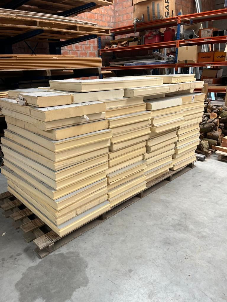Muurisolatie recticel 82mm, Ophalen, Gebruikt, Hardschuim (Pir), 15 m² of meer