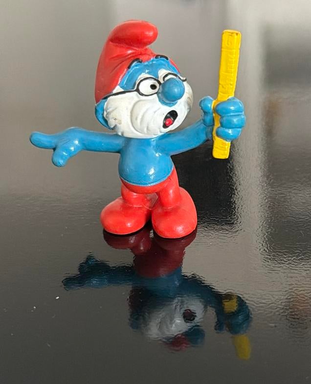 Grote smurf, Collections, Schtroumpfs, Enlèvement, Comme neuf, Grand Schtroumpf